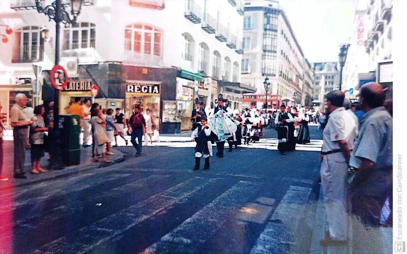 Desfile de Os Chaneiros nos anos 90