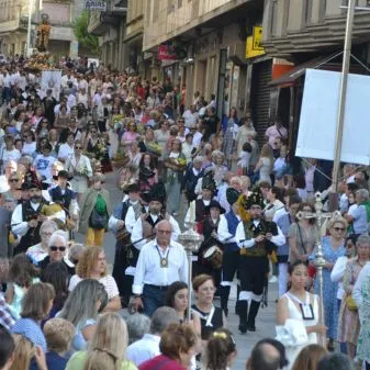 Os Chaneiros na procesión do Carme en Marín no ano 2024